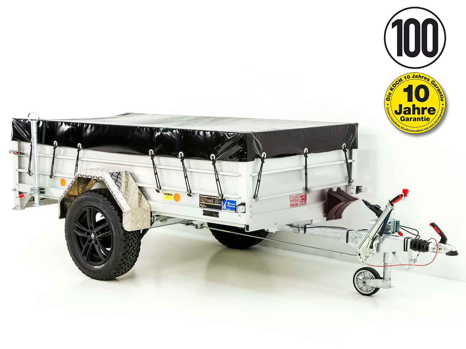 Anhänger „CROSSLINE“ 125×250 cm 1300 kg | Höhe 60 cm | Aluboden | Typ 4.13-Neu