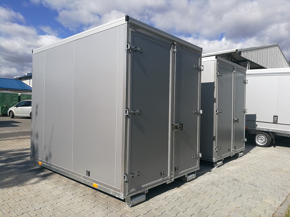 Vezeko Sandwichkoffer Aufbau 260x176x200 cm für KONOS | Hakengerät-Neu