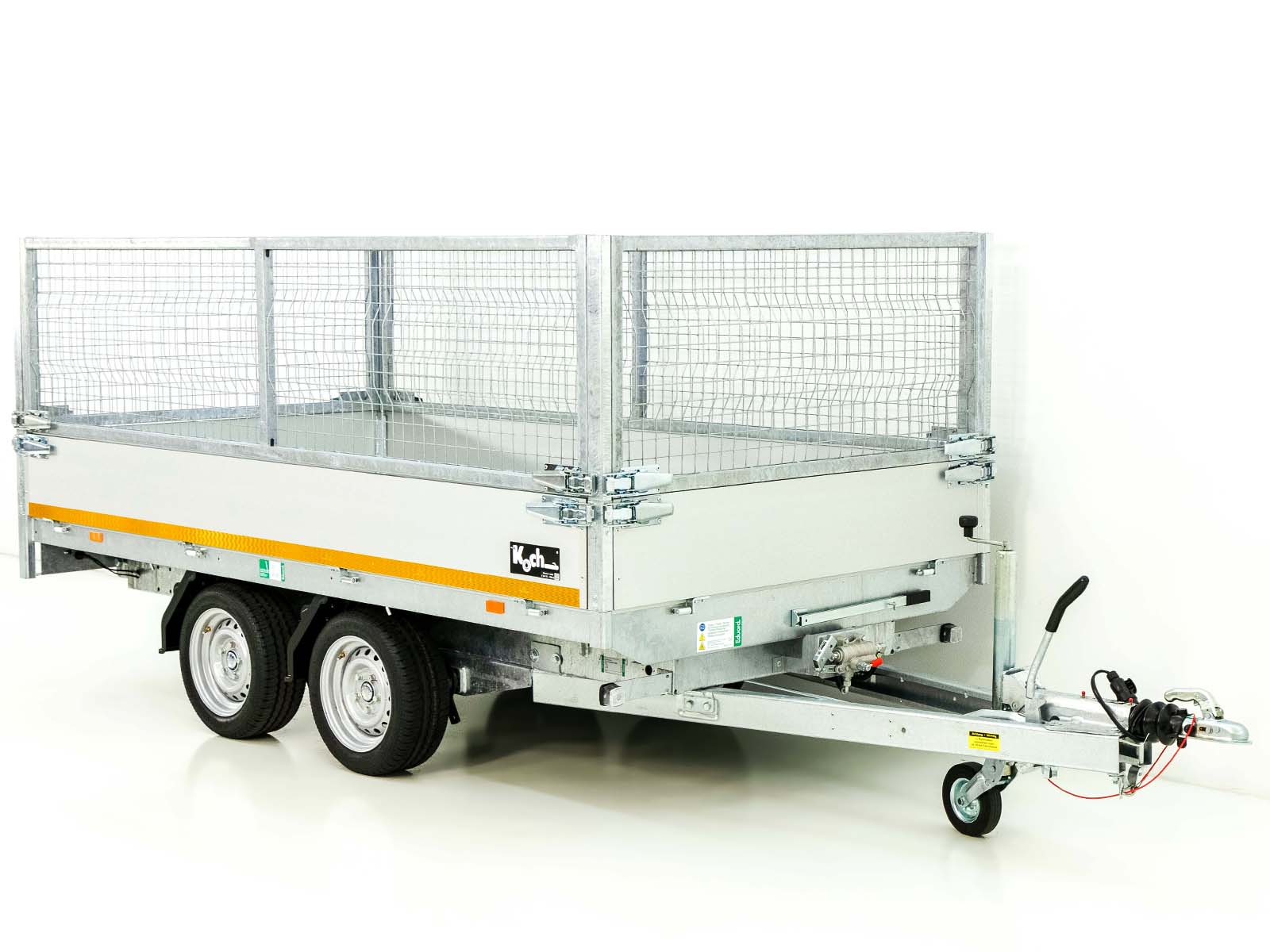 Eduard Heckkipper 160x311cm 2,0t | E+Hand Pumpe | Gitter 70cm-Neu